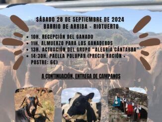Sábado 28 de septiembre XII Concentración Ganadera Riotuerto.