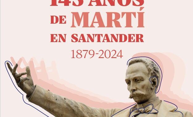 145 aniversario de Martí en Santander el 11 de octubre en la Biblioteca Central de Santander