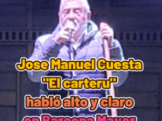 «El carteru» habló alto y claro en Barcena Mayor