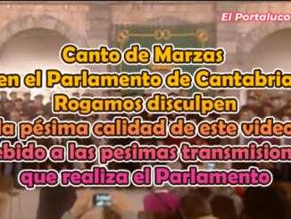 Canto de las Marzas en el Parlamento de Cantabria
