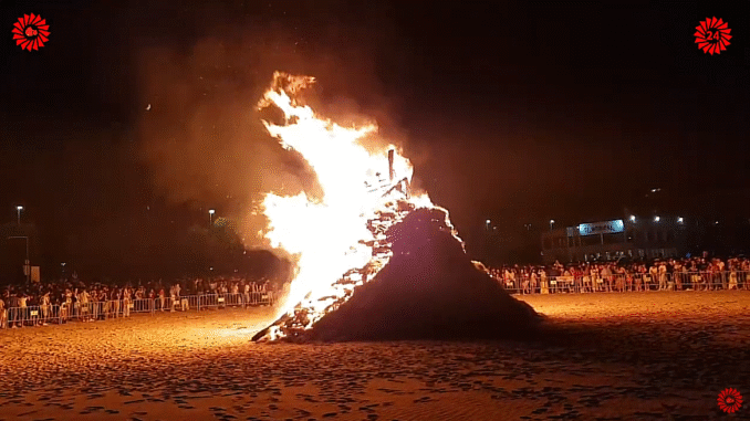 hoguera san juan fuego