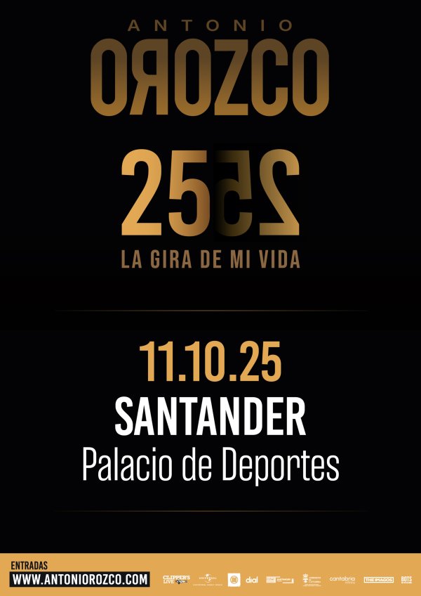 Antonio Orozco el sbado 11 en Santander con «La gira de mi vida», Palacio de los Deportes Antonio Orozco el sbado 11 en Santander con «La gira de mi vida», Palacio de los Deportes